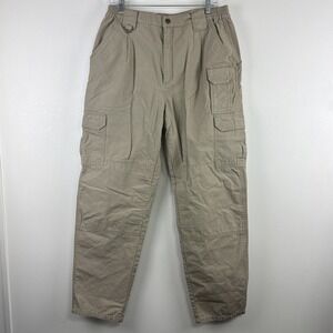511 Tactical Series Pants Women 14 (30" Waist) Tan Beige Cargo Workwear Straight
